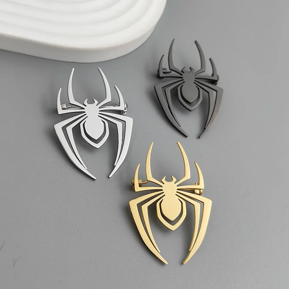 Fashion Punk Style Spider Hollow Brooch - Image 3