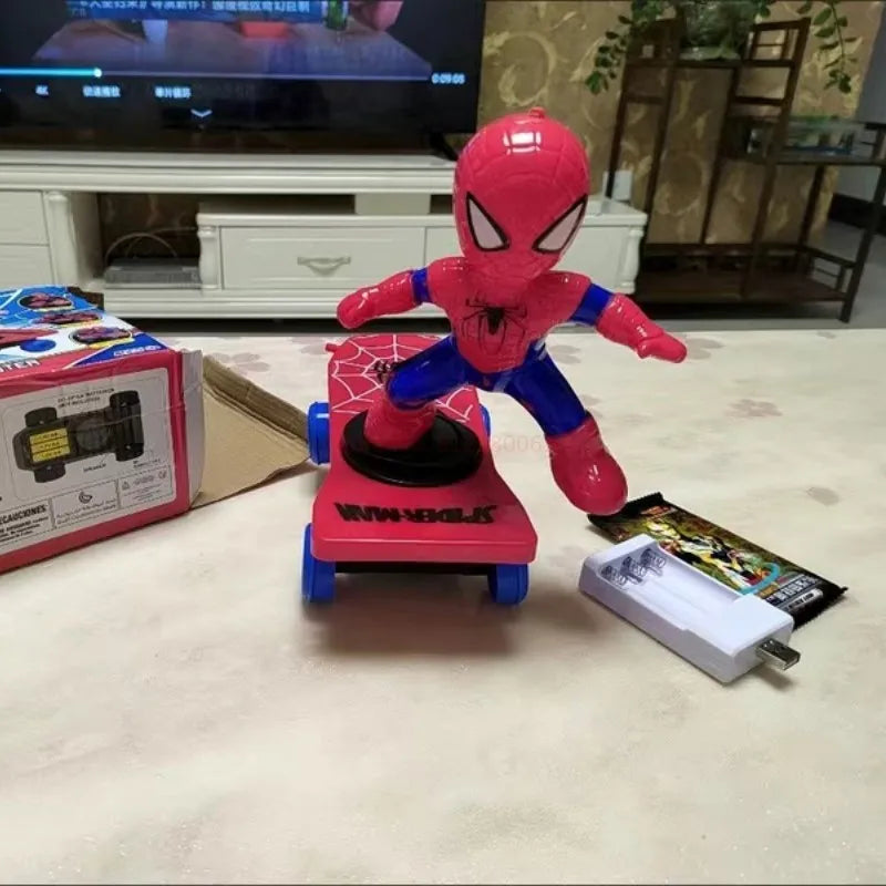 Avengers Spider-Man Automatic Flip & Rotation Stunt Car - Image 6