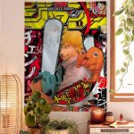 Chainsaw Man Anime Tapestry
