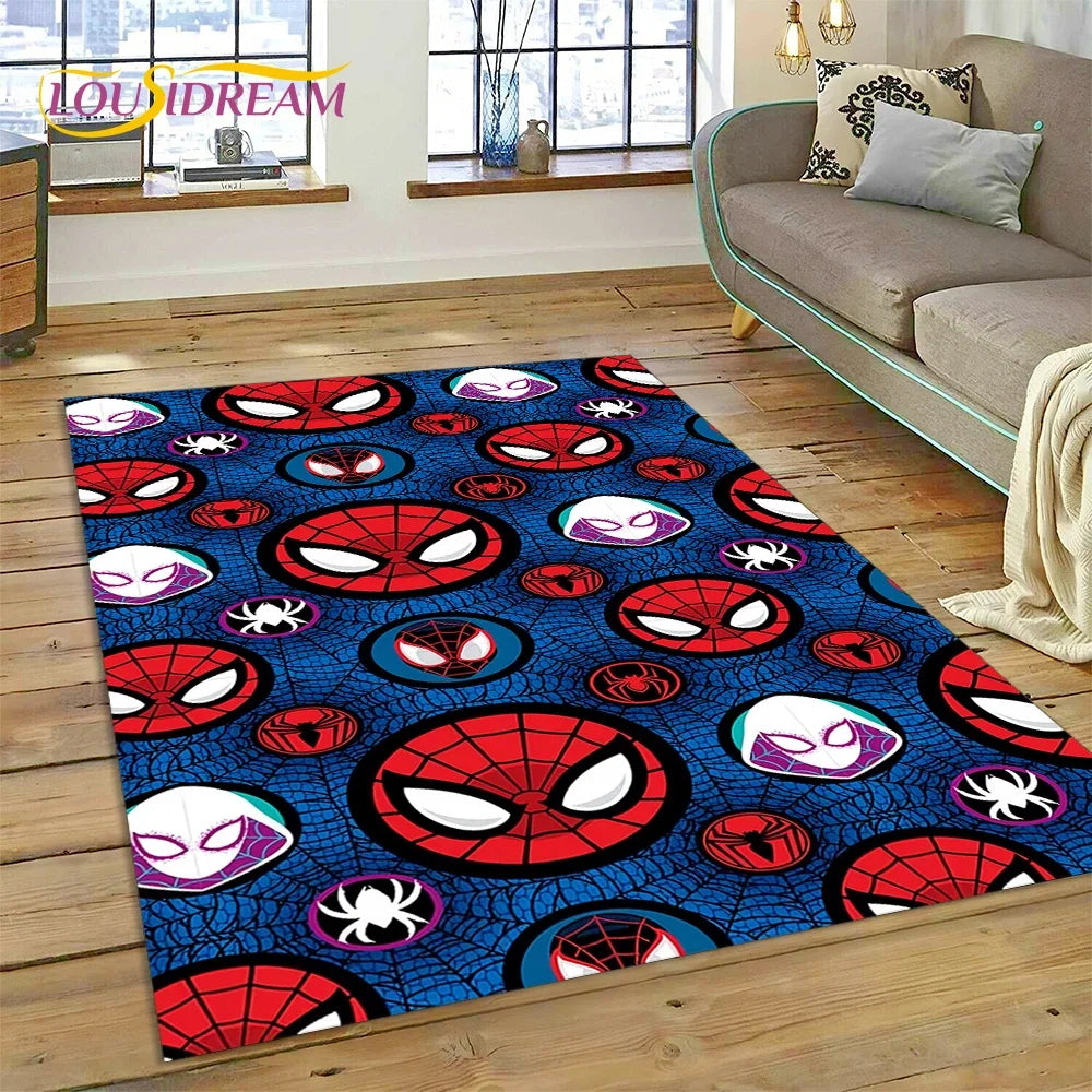 Superhero Marvel Avengers Spider-Man Cartoon Carpet - Image 4