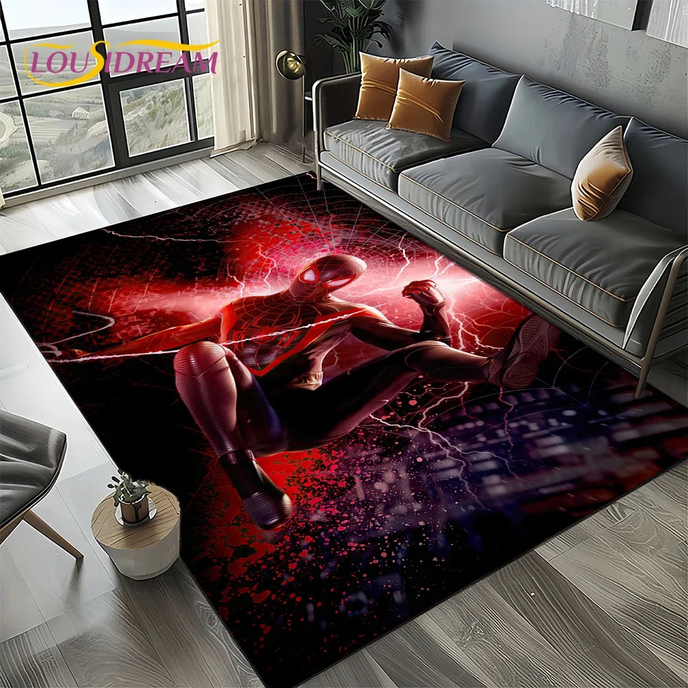 Spider-Man Marvel Avengers Cartoon Rug - Image 2