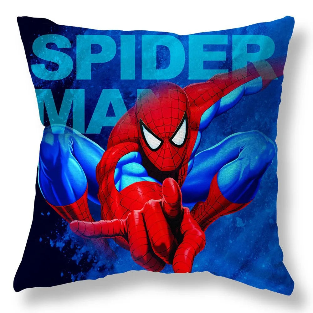 Superhero Spider-Man & Iron Man Pillow Cover - Image 11