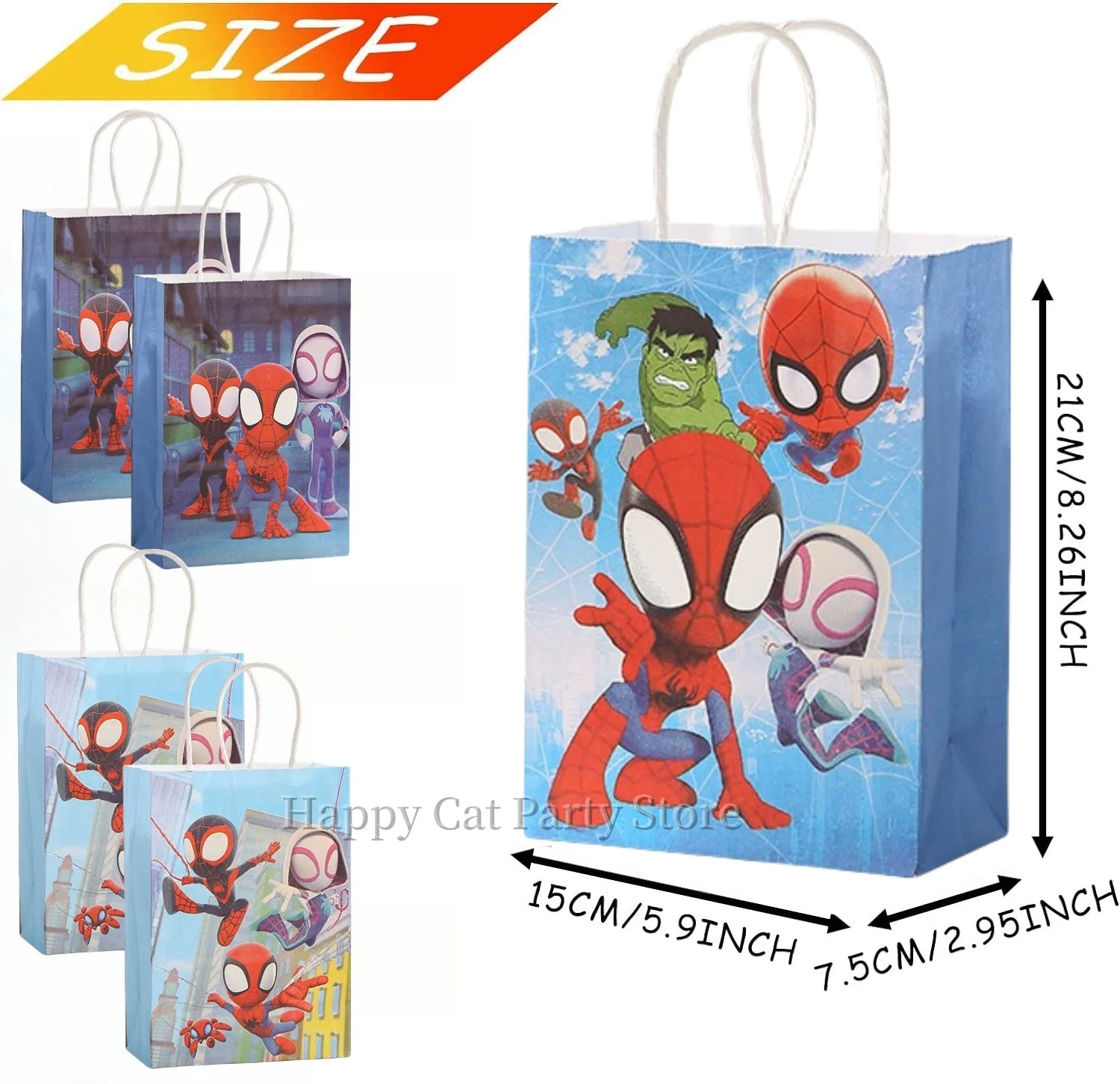 Spider-Man Paper Gift Bags - Image 5
