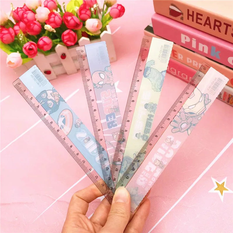 100pcs Anime Spider-Man 15cm Plastic Rulers - Image 3