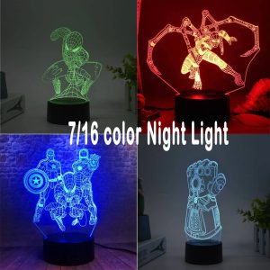 2024 Spider-Man vs. Venom LED Night Lamp