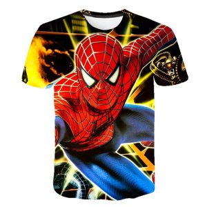 Spider-Man & Avengers 3D Printed Summer T-Shirts