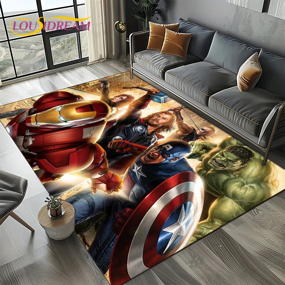 Spider-Man Marvel Avengers Cartoon Rug - Image 27