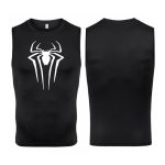 Spider Print Tank Tops for Men