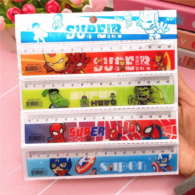 100pcs Anime Spider-Man 15cm Plastic Rulers - Image 6