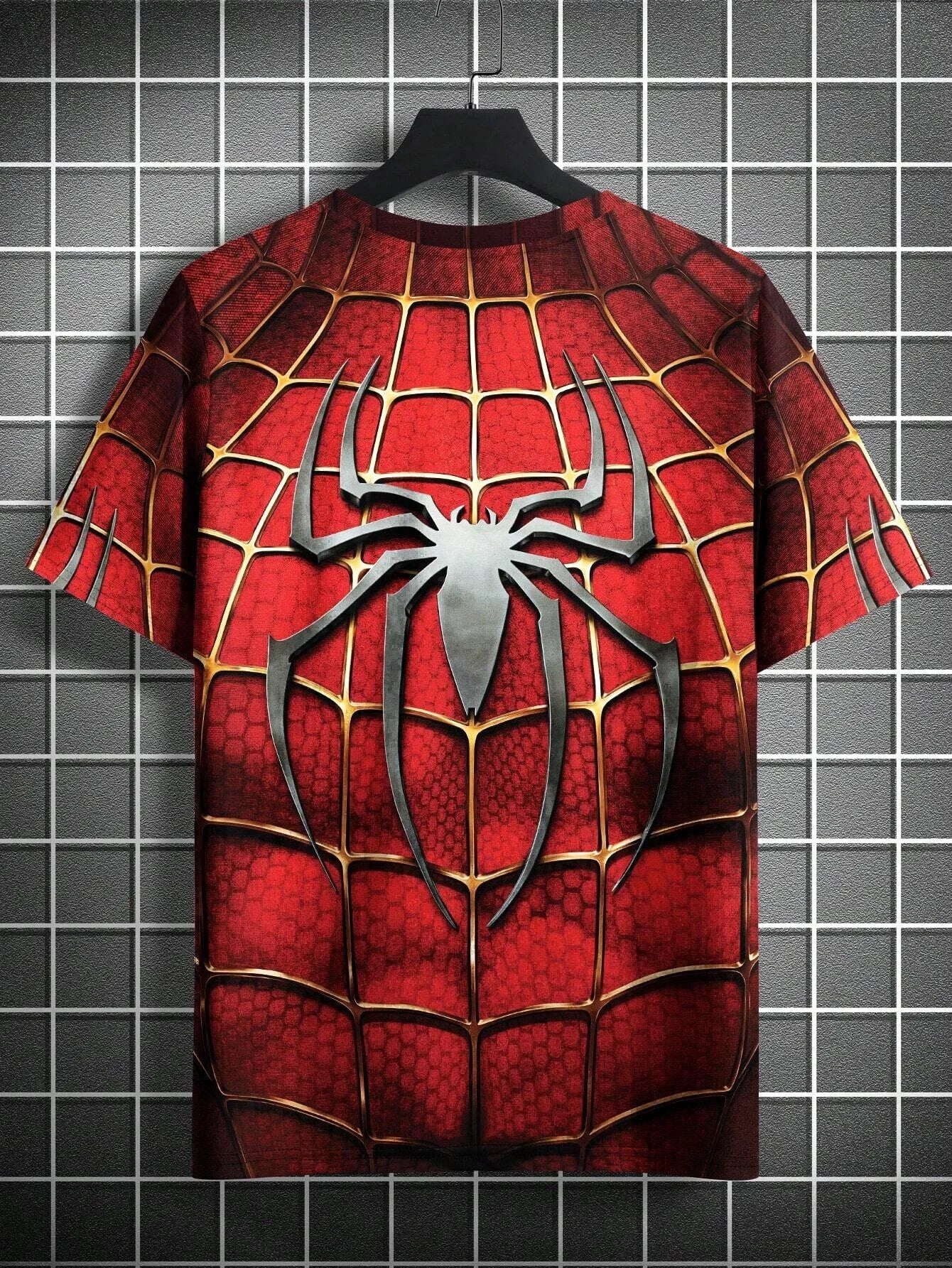 Fashion Spider-Man 3D Printed Men's T-Shirt - Image 9
