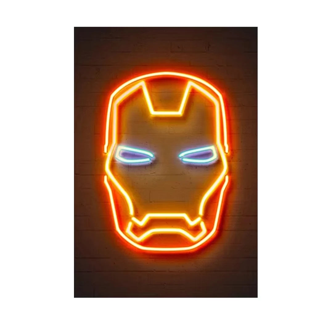 MINISO Disney Neon Marvel Superhero Poster - Image 11
