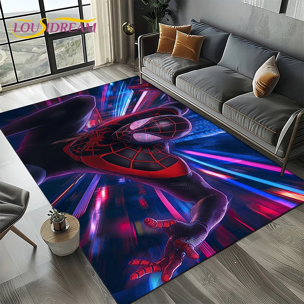 Spider-Man Marvel Avengers Cartoon Rug - Image 3