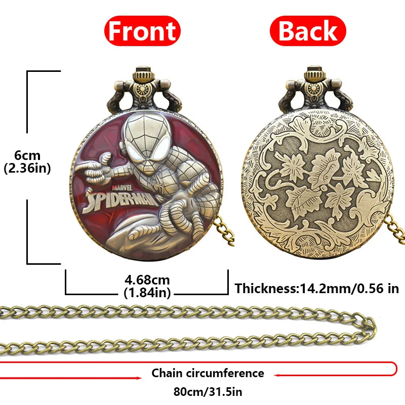 Spider-Man Vintage Pocket Watch - Image 5