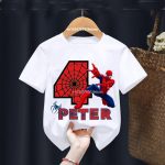 Marvel Spider-Man Personalized Birthday T-Shirt