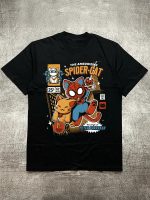 Spider-Cat Fun Print Men’s T-Shirt